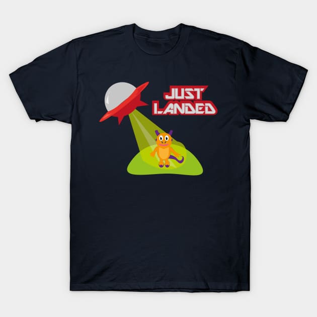 Just Landed T-Shirt by creationoverload